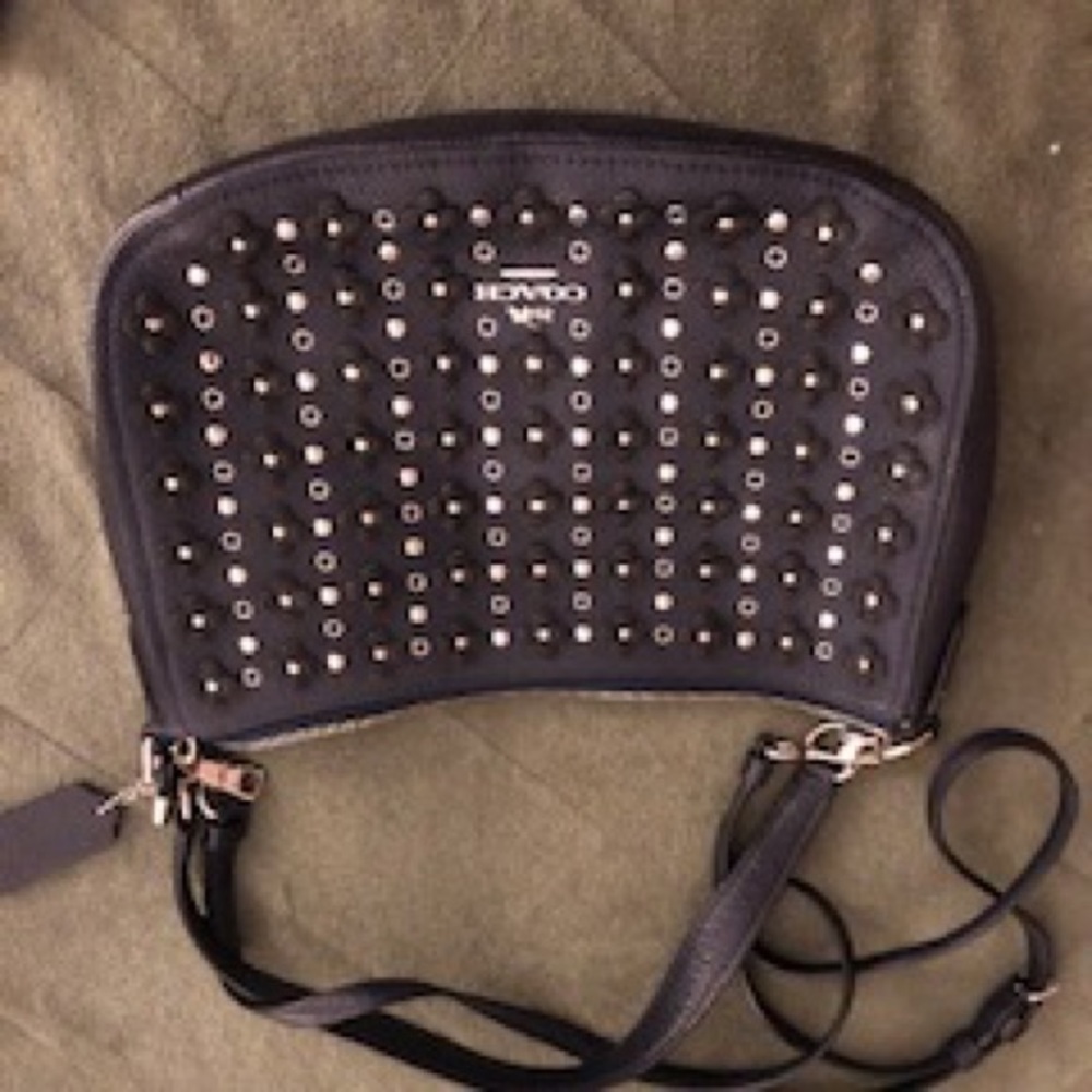coach bag & wallet set-navy purse 325 wallet 125
